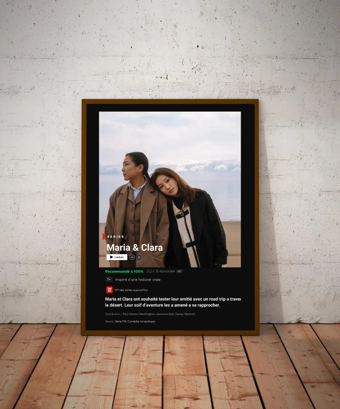 Affiche Netflix SERIES personnalisée